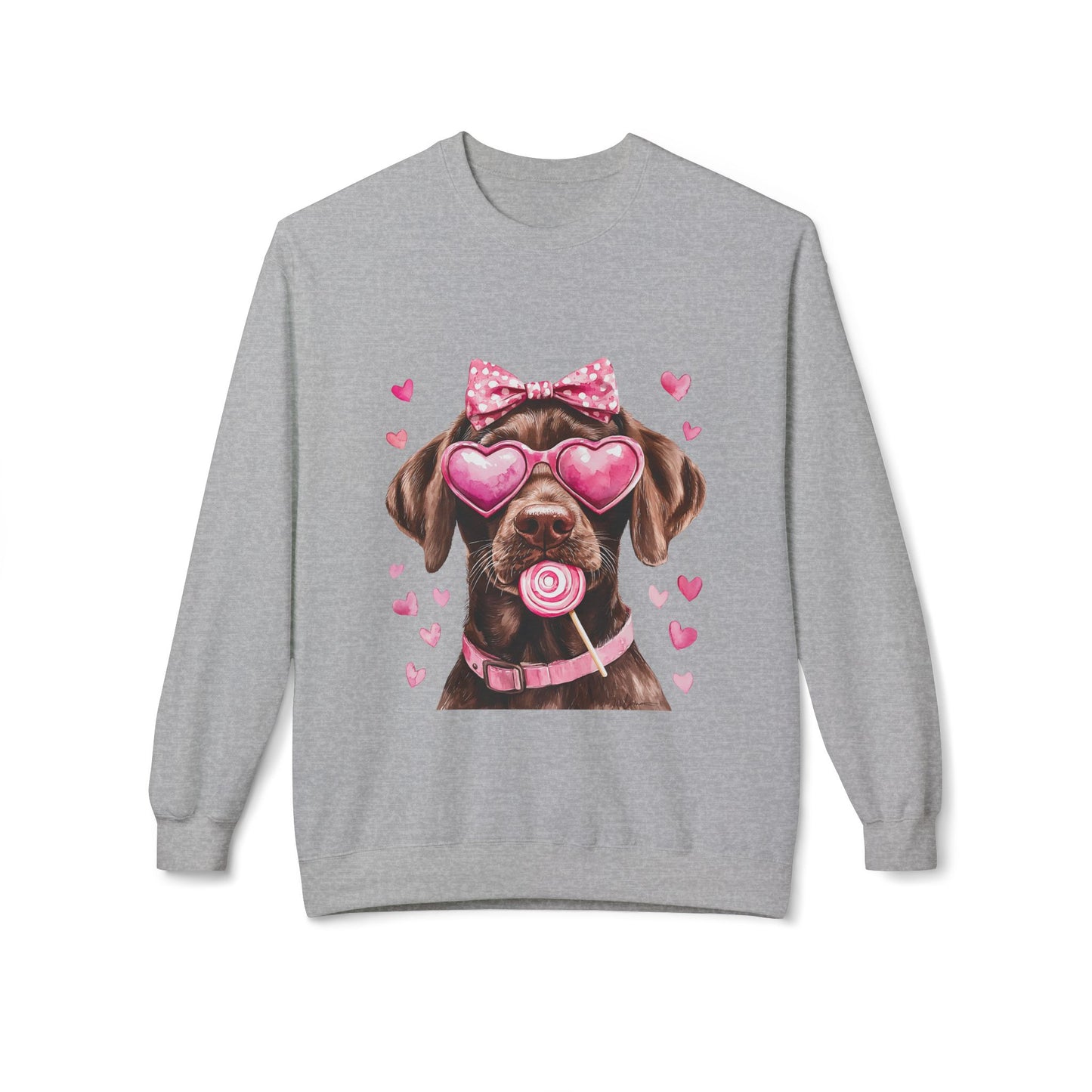 Valentines Unisex Midweight Softstyle Fleece Crewneck Sweatshirt