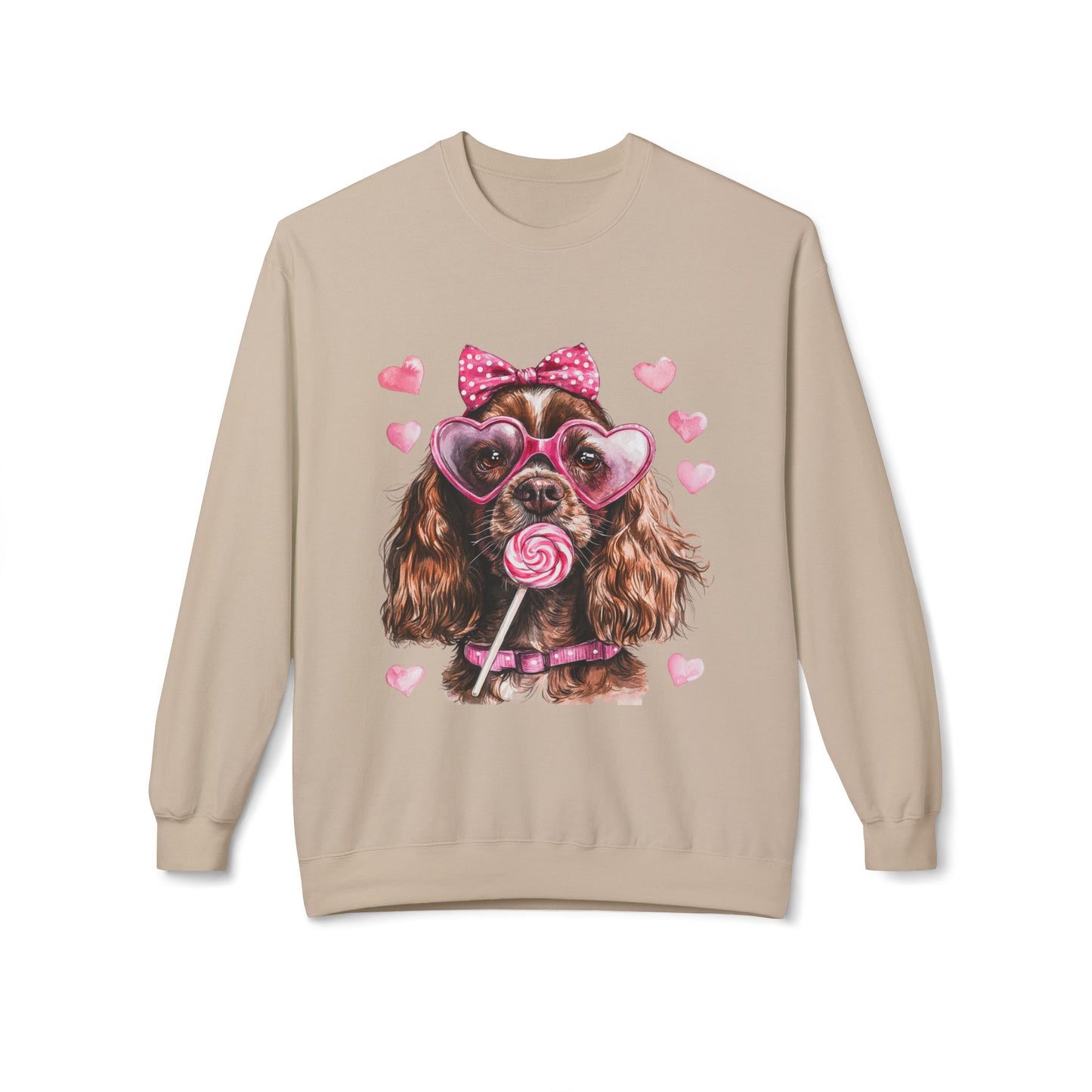 Valentines Unisex Midweight Softstyle Fleece Crewneck Sweatshirt