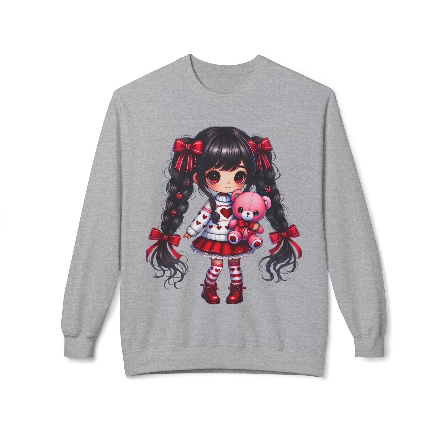 Valentines Unisex Midweight Softstyle Fleece Crewneck Sweatshirt