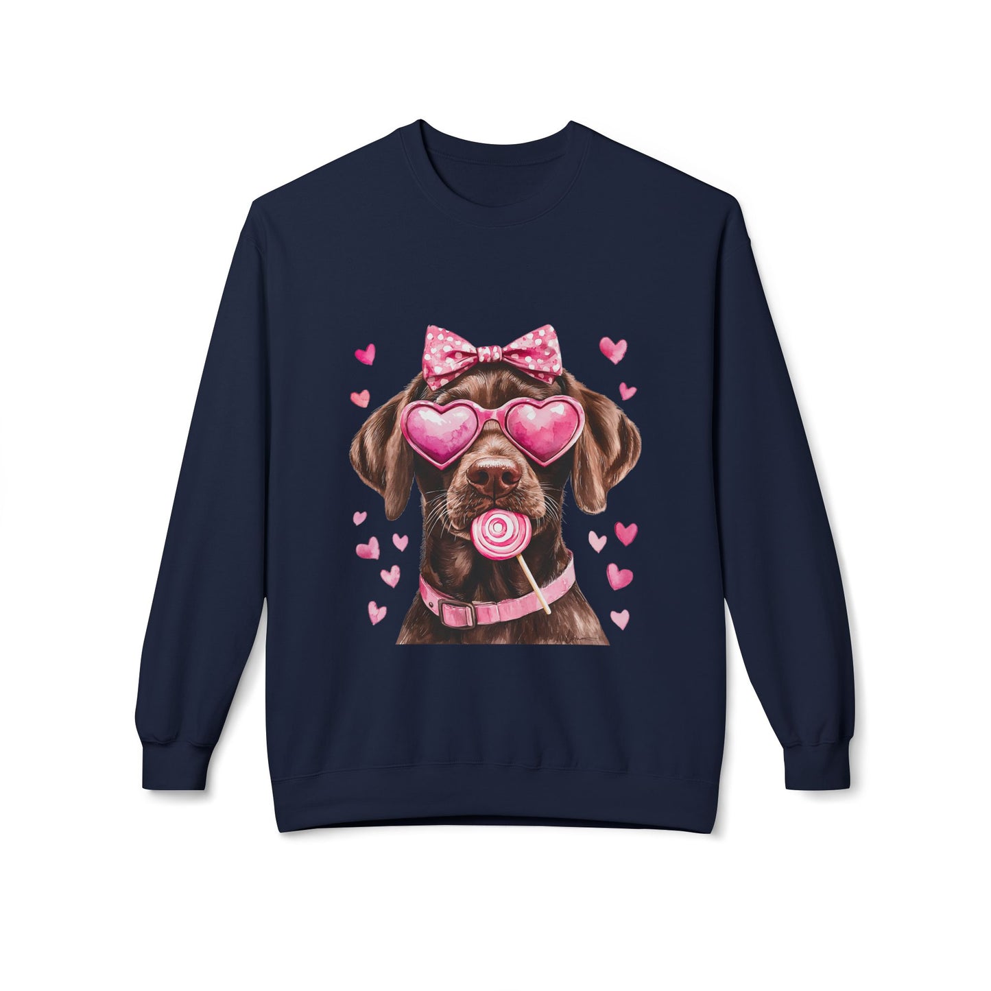 Valentines Unisex Midweight Softstyle Fleece Crewneck Sweatshirt
