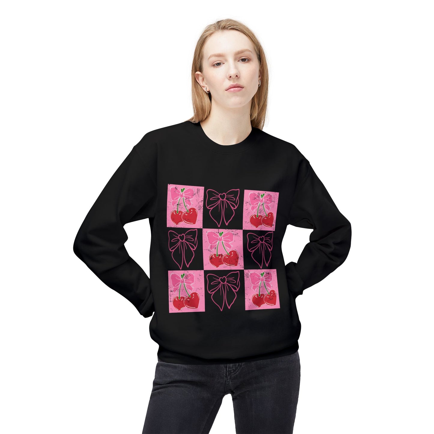 Valentines Unisex Midweight Softstyle Fleece Crewneck Sweatshirt