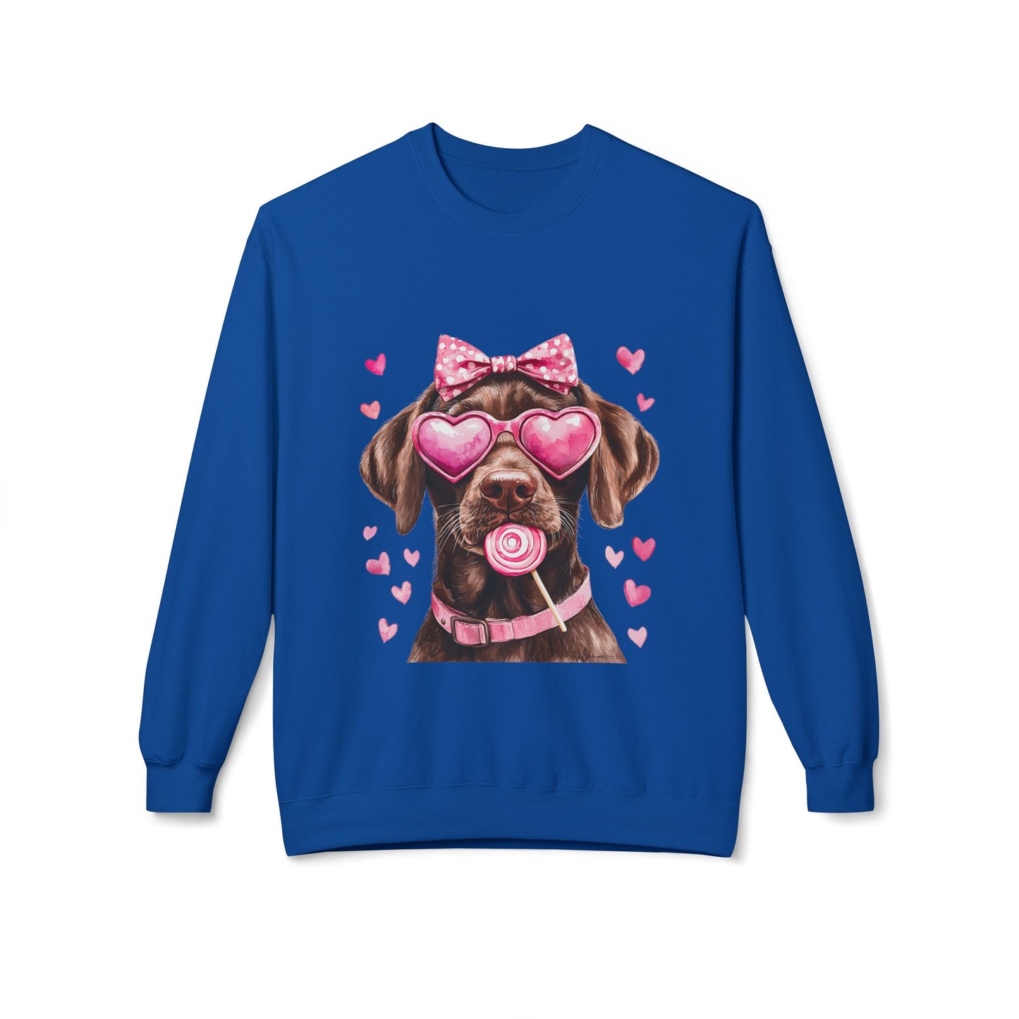 Valentines Unisex Midweight Softstyle Fleece Crewneck Sweatshirt