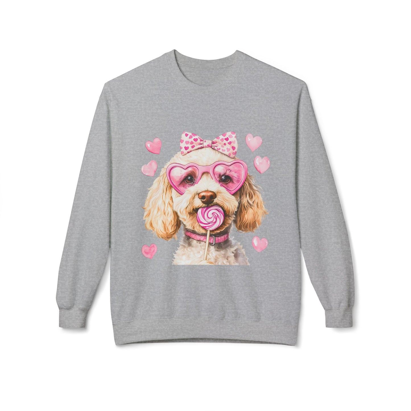 Valentines Unisex Midweight Softstyle Fleece Crewneck Sweatshirt