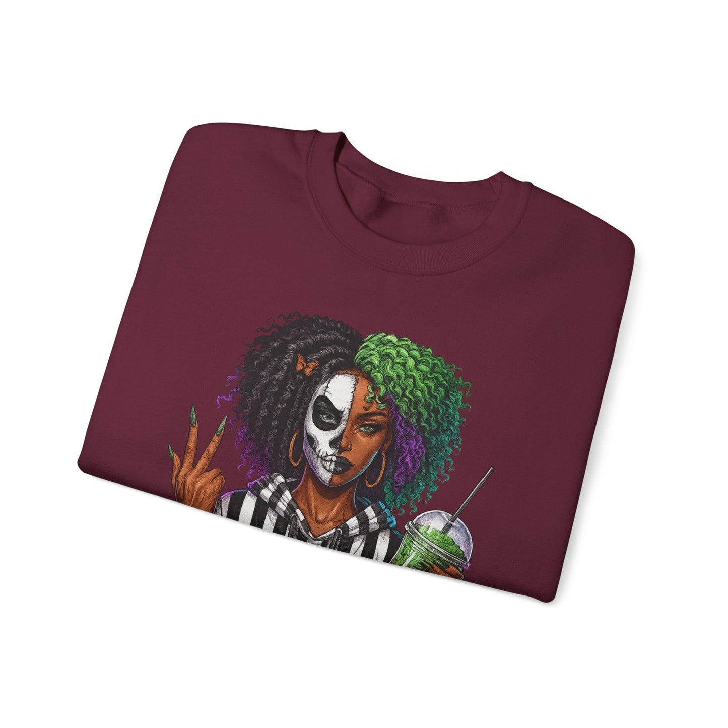 Vibrant Graphic Sweatshirt - Perfect for Creative Souls | Comfy Crewneck | Gift for Moms, Halloween, Trendy Outfits, Streetwear, Art Lovers