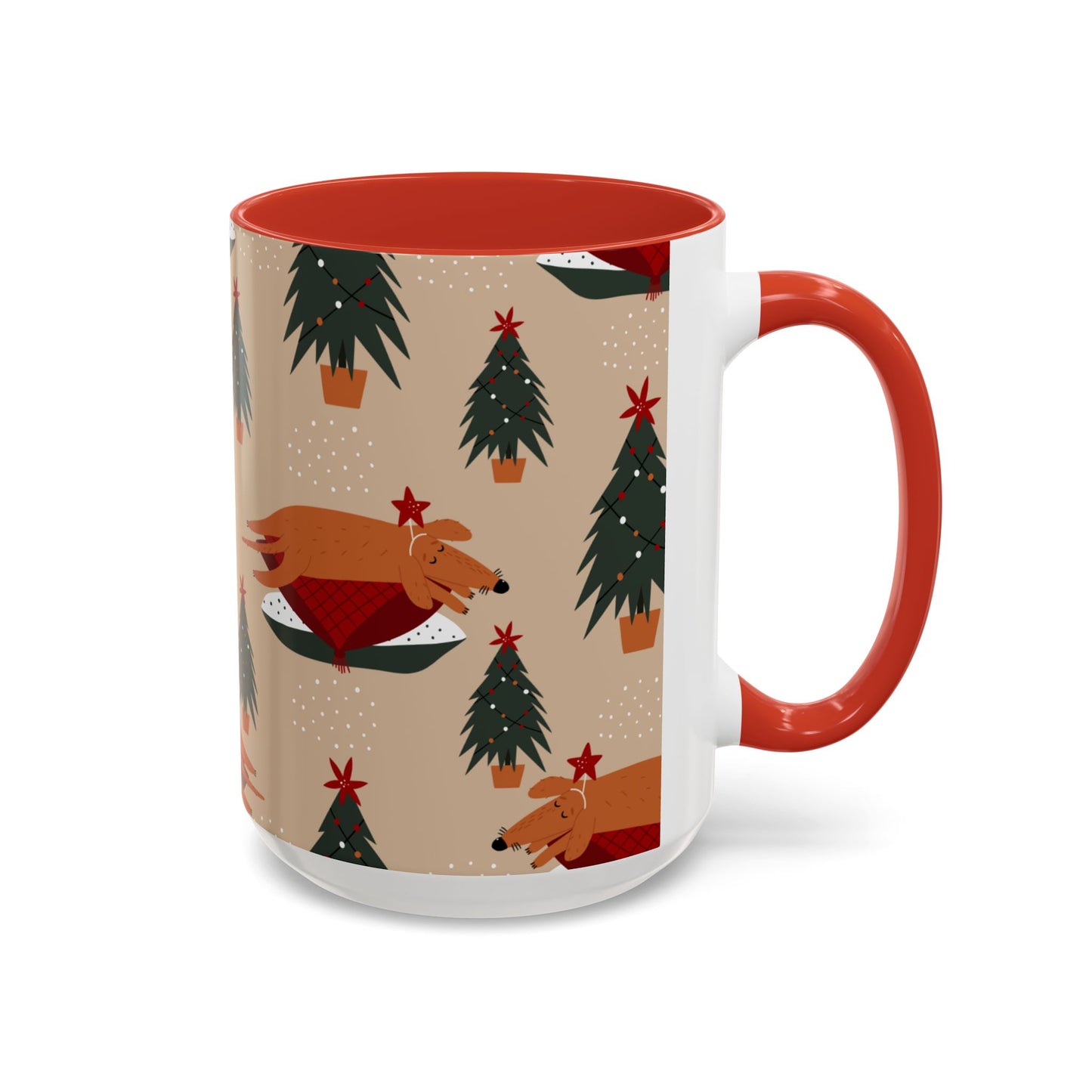 Christmas Accent Coffee Mug (11, 15oz)