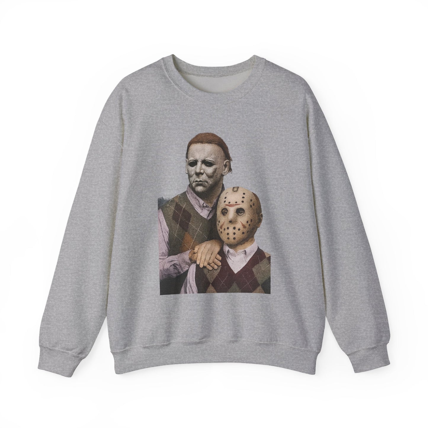 Horror Movie Sweatshirt: Scary Crewneck for Halloween, Cosplay, Horror Fans, Unisex Gift, Cozy Pullover