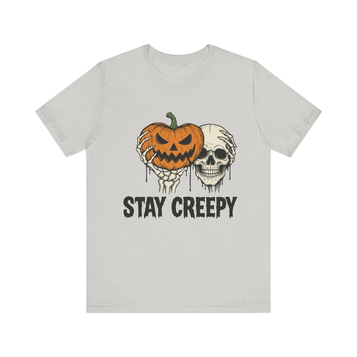 Halloween Graphic Tee - Stay Creepy Unisex Shirt, Fall Fashion, Spooky Halloween Apparel, Casual Wear, Gift for Halloween Lovers