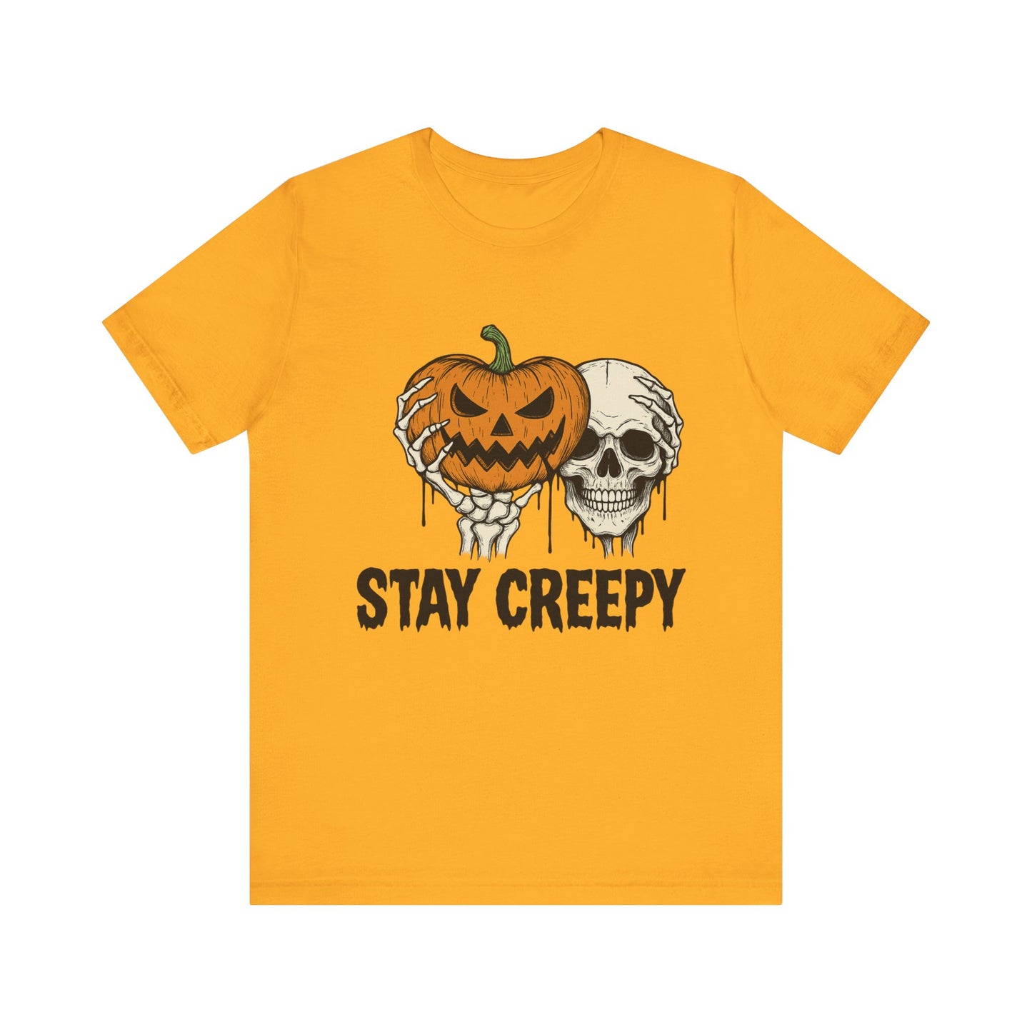 Halloween Graphic Tee - Stay Creepy Unisex Shirt, Fall Fashion, Spooky Halloween Apparel, Casual Wear, Gift for Halloween Lovers