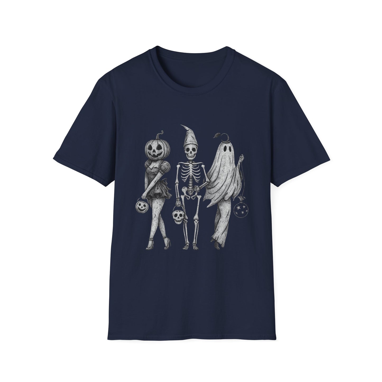 Halloween Graphic Tee, Unisex Softstyle T-Shirt, Spooky Season Shirt, Fall Fashion, Halloween Costume Top
