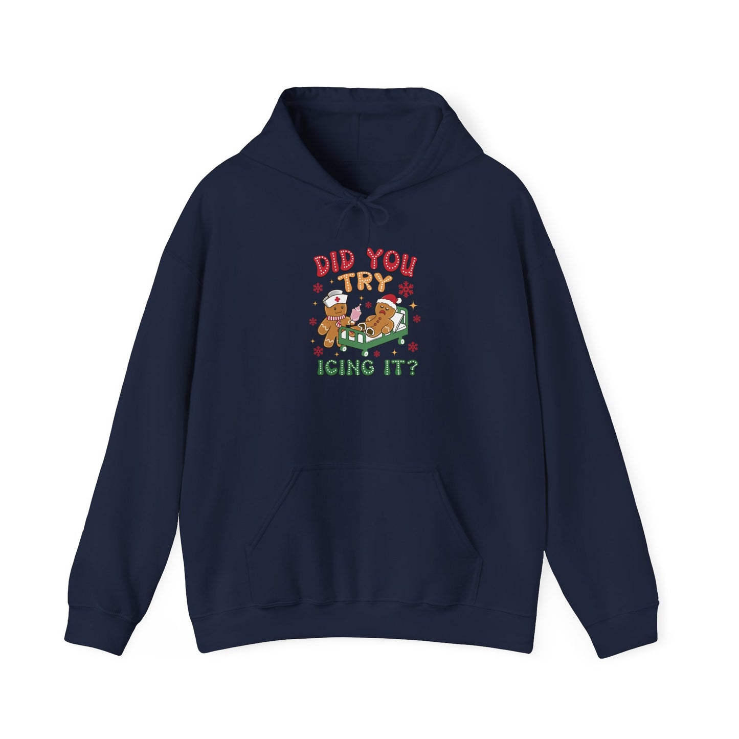 Funny Holiday Sweatshirt, Unisex Hoodie, Christmas Gift, Cozy Winter Apparel, Cute Sweatshirt for Friends, Comfortable Lounge Wear
