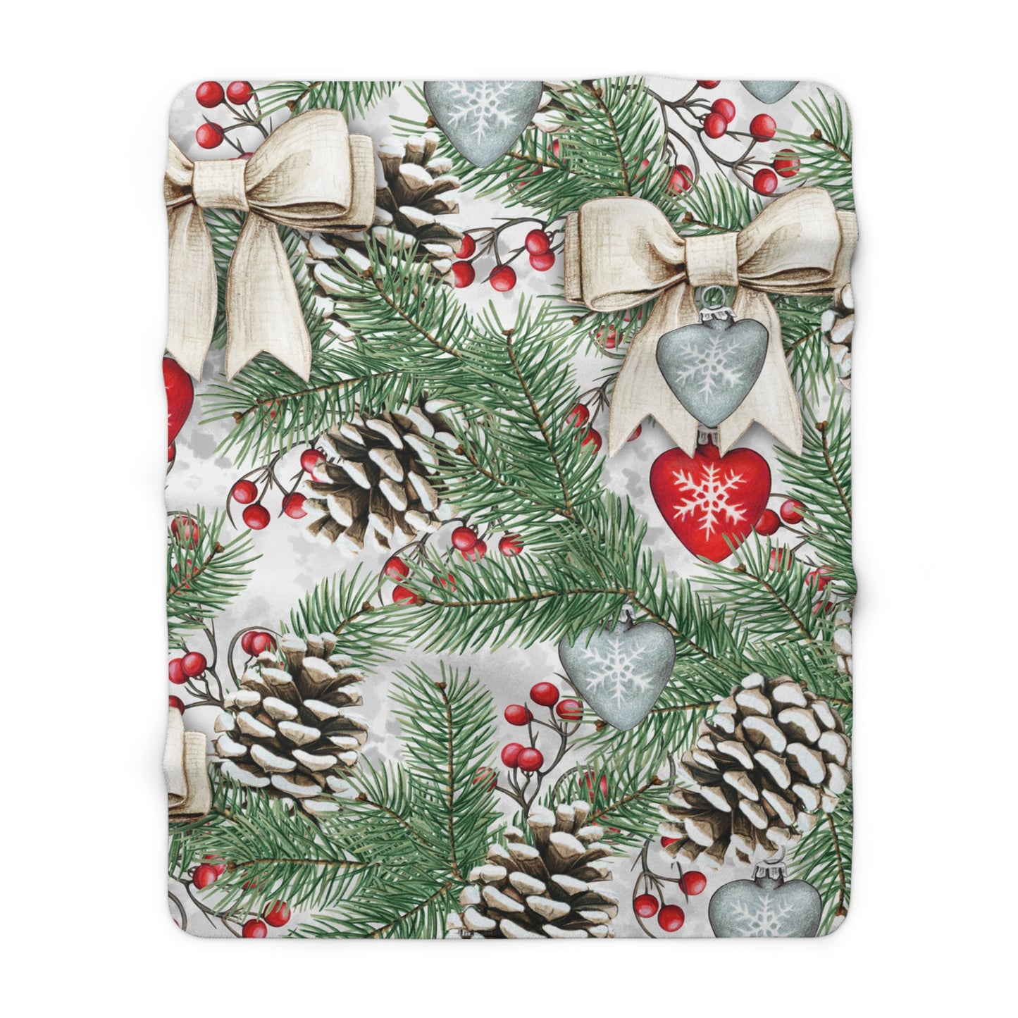 Christmas Bow Blanket