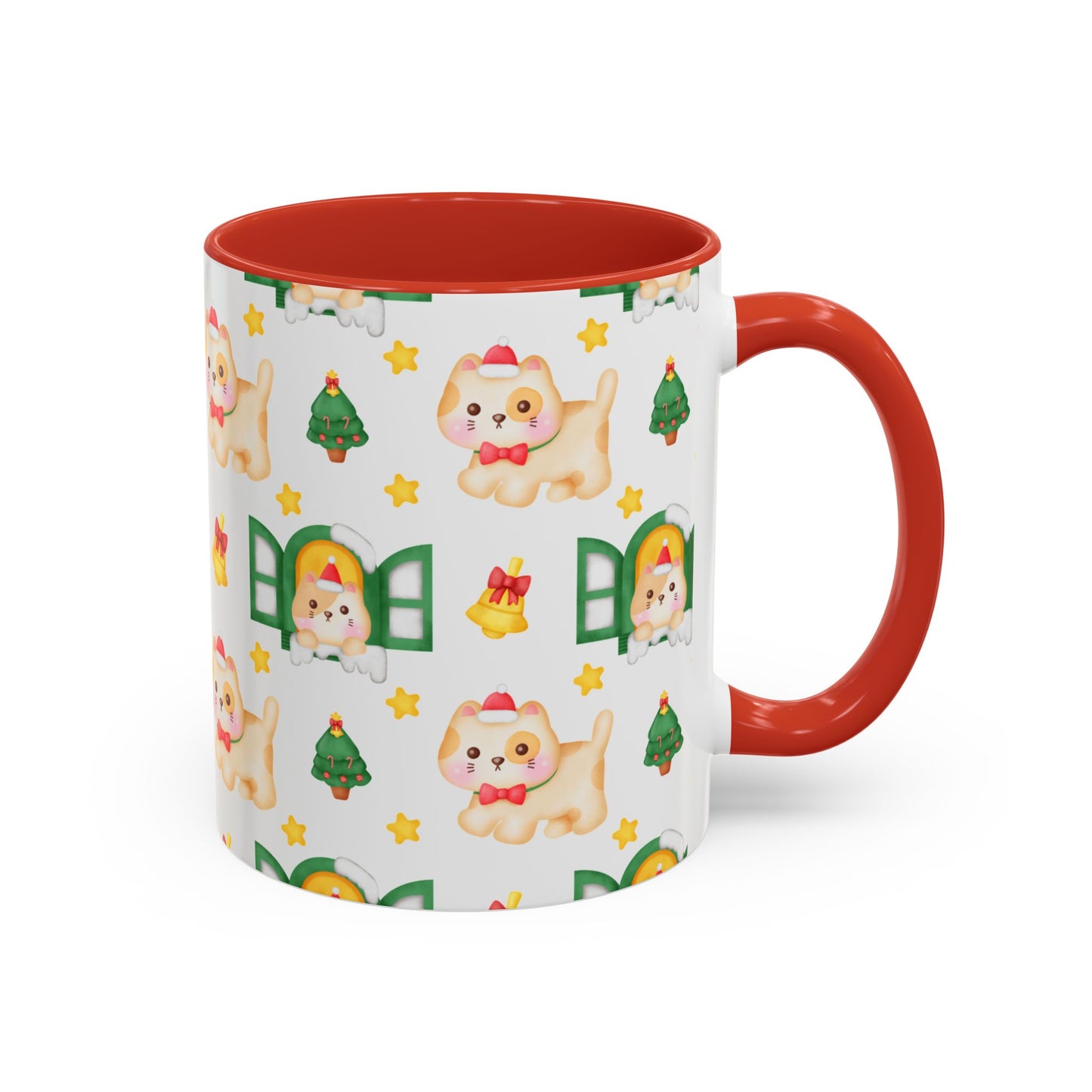 Christmas Accent Coffee Mug (11, 15oz)