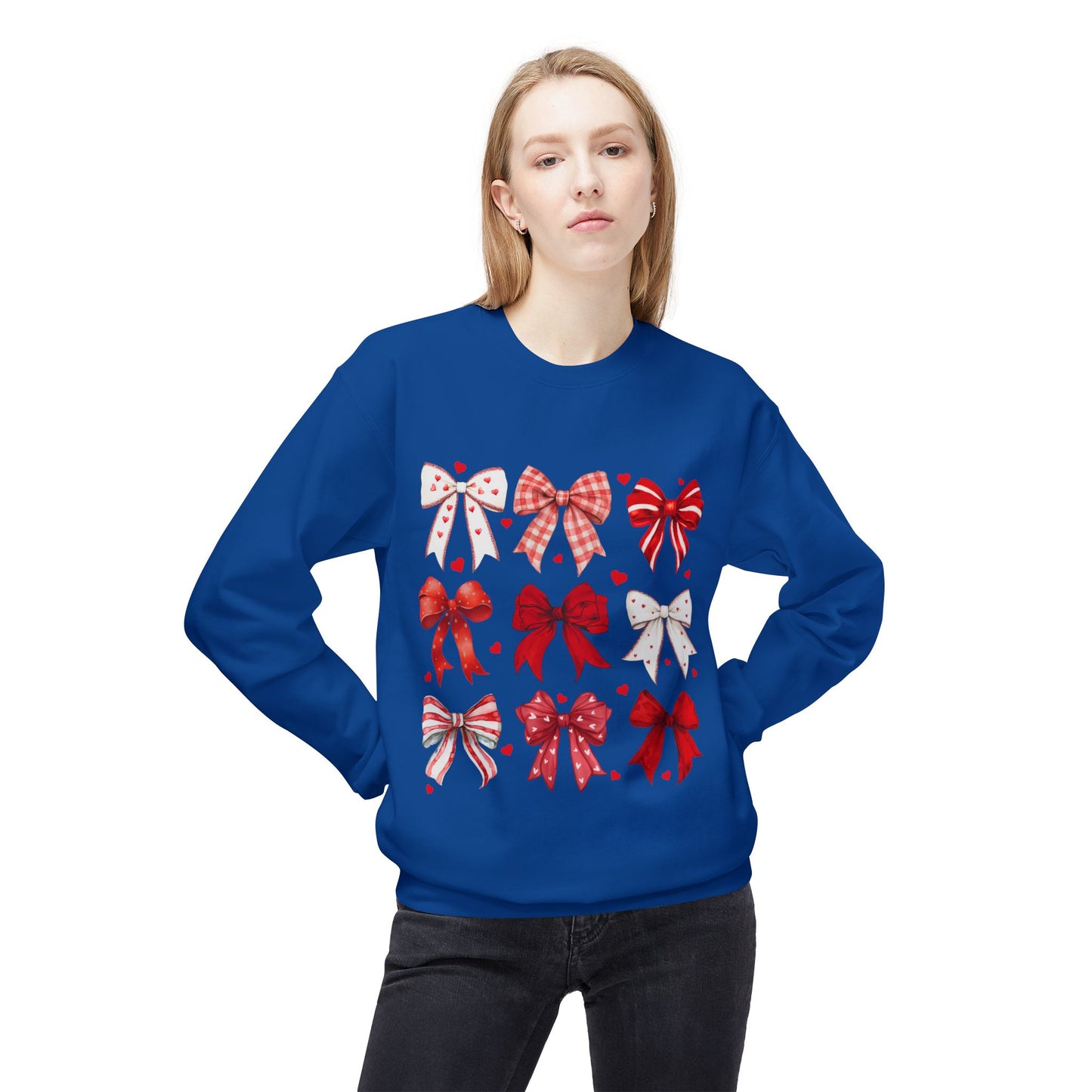 Valentines Unisex Midweight Softstyle Fleece Crewneck Sweatshirt