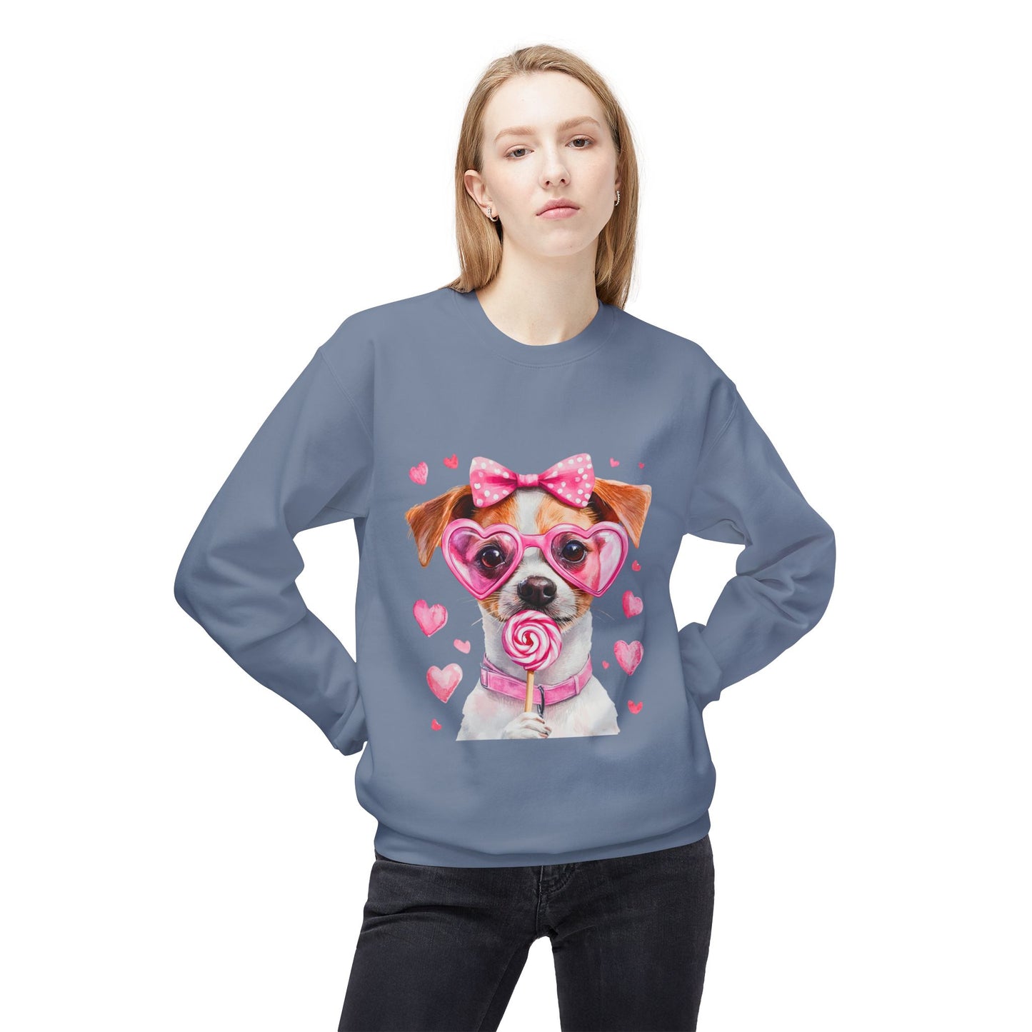 Valentines Unisex Midweight Softstyle Fleece Crewneck Sweatshirt