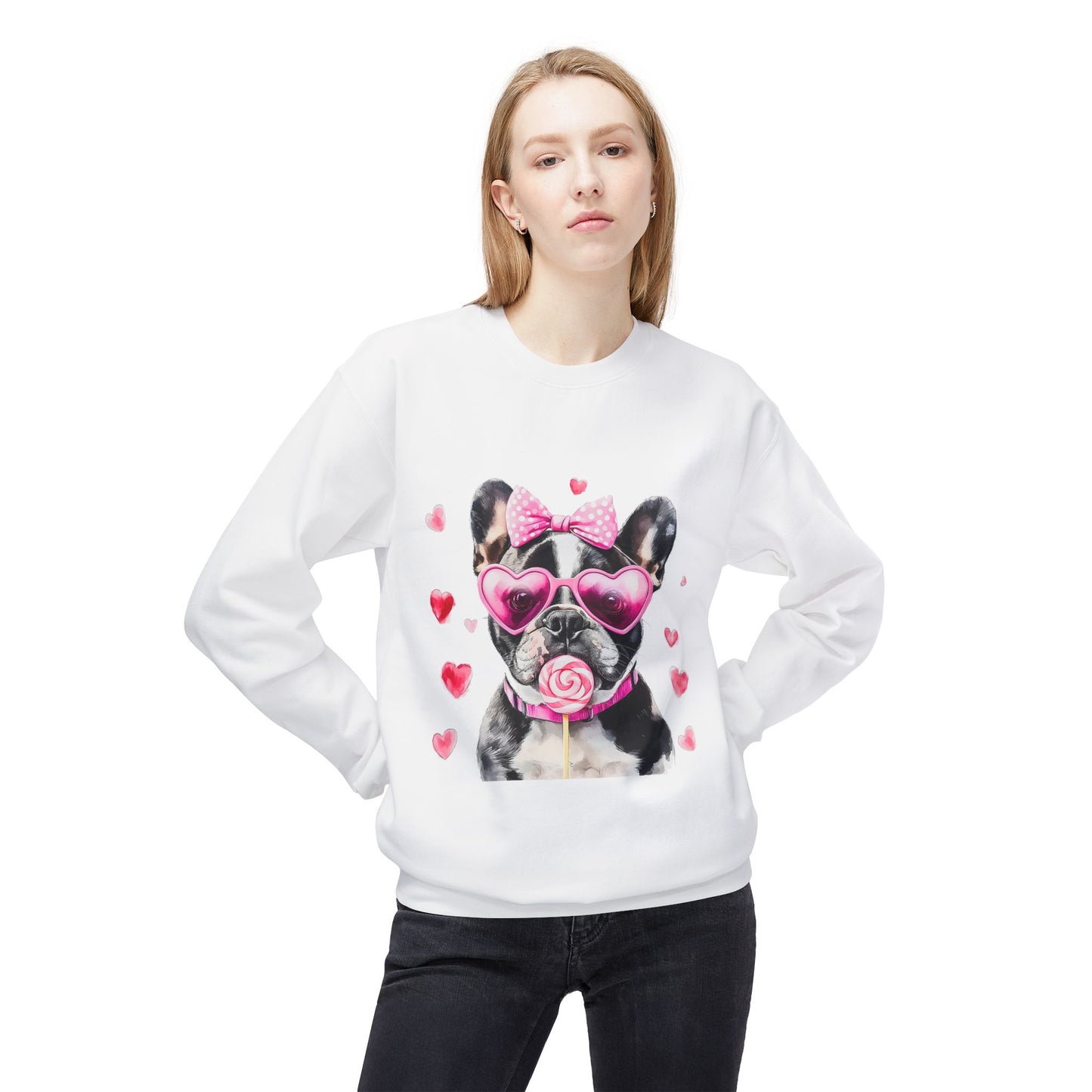 Valentines Unisex Midweight Softstyle Fleece Crewneck Sweatshirt