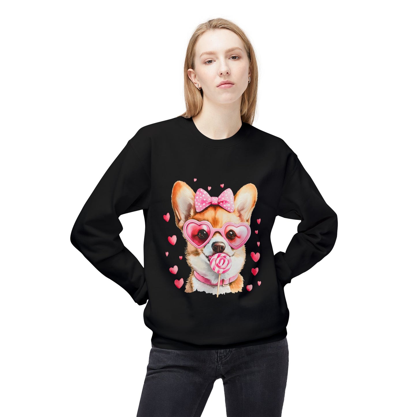 Valentines Unisex Midweight Softstyle Fleece Crewneck Sweatshirt