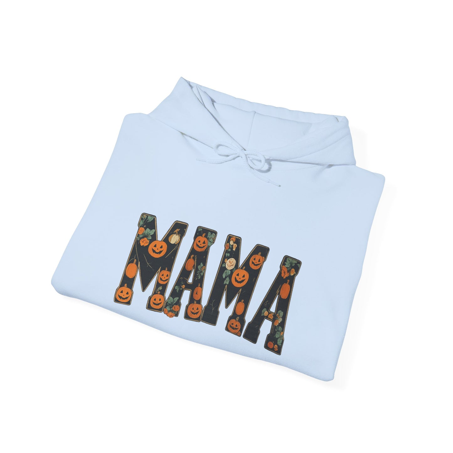 Mama Pumpkin Hooded Hoodie | Cozy Fall Apparel, Perfect for Gift Giving, Halloween, Family Gatherings, Autumn Fashion