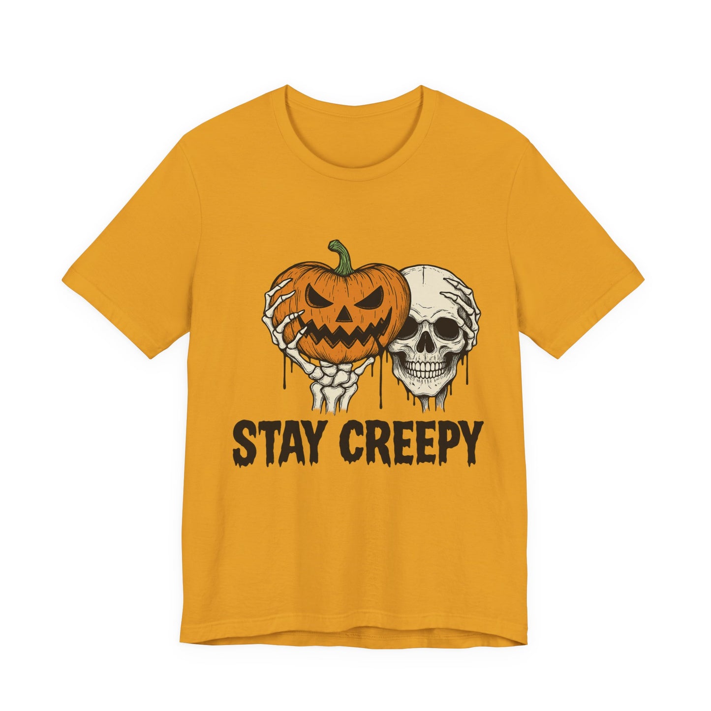 Halloween Graphic Tee - Stay Creepy Unisex Shirt, Fall Fashion, Spooky Halloween Apparel, Casual Wear, Gift for Halloween Lovers