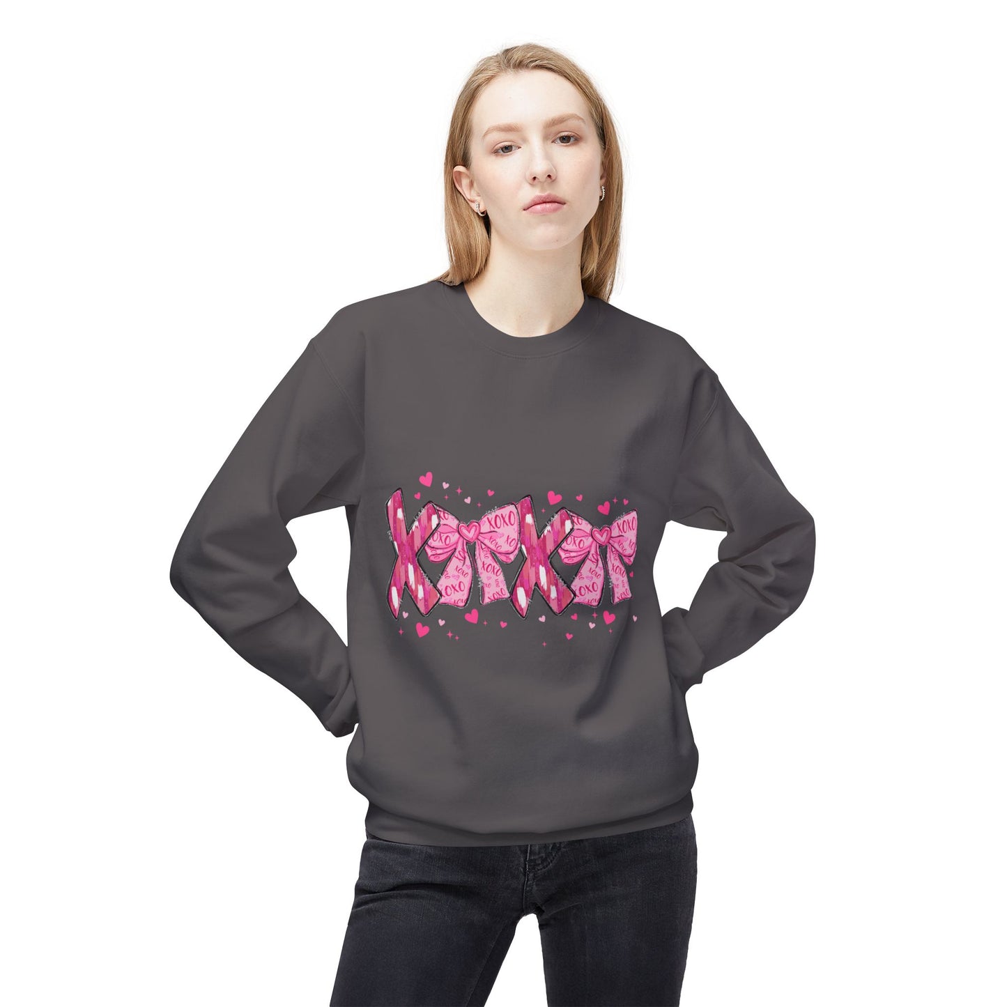 Valentines Unisex Midweight Softstyle Fleece Crewneck Sweatshirt
