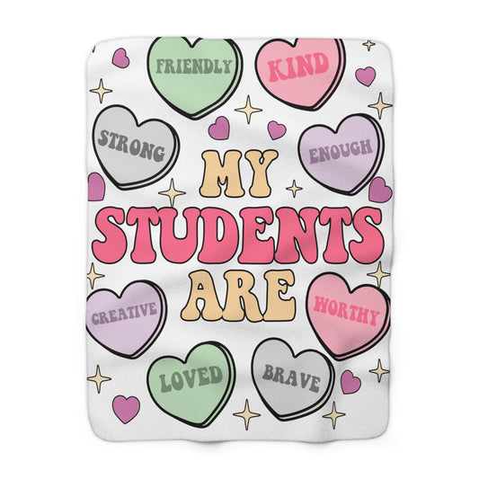 Valentines Sherpa Fleece Blanket