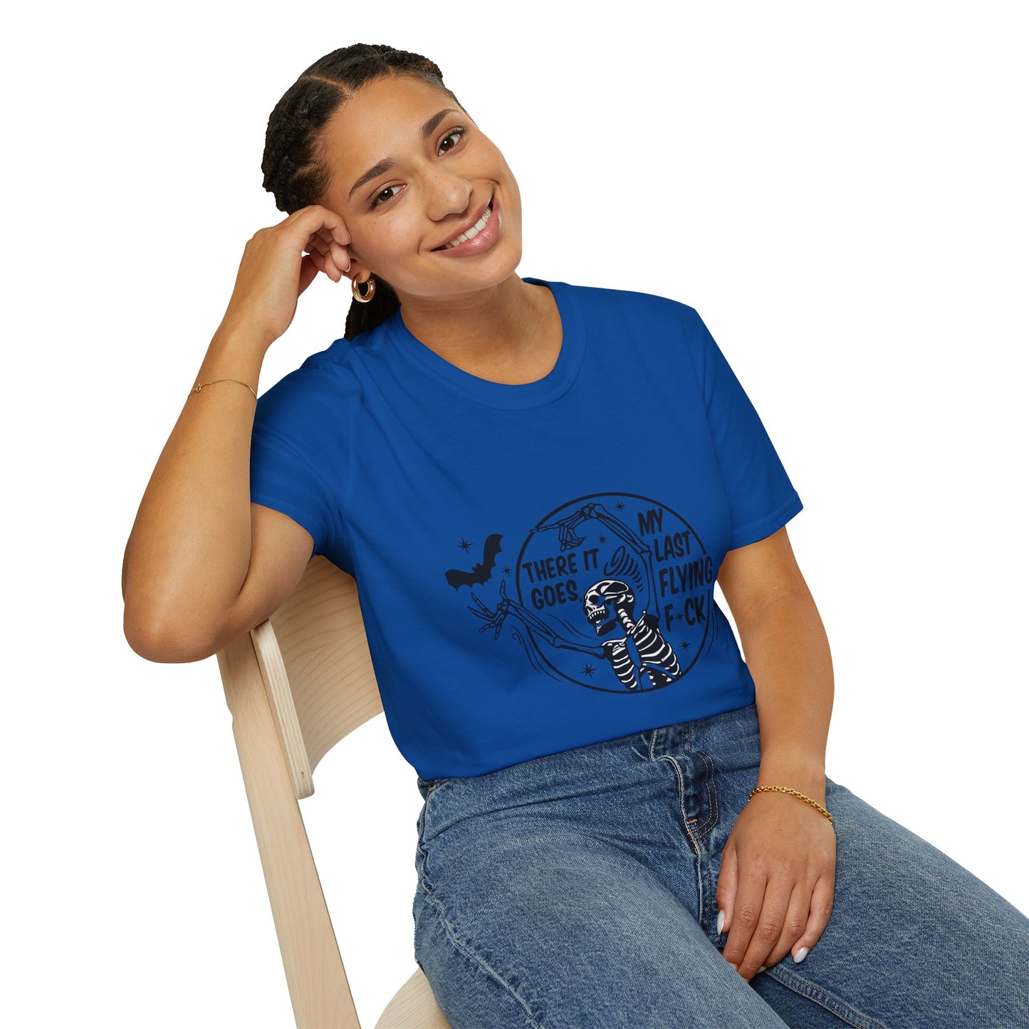 Funny Graphic Tee, There It Goes My Last Flying F*ck Shirt, Casual Wear, Gift for Friends, Relaxed Style, Humor Apparel