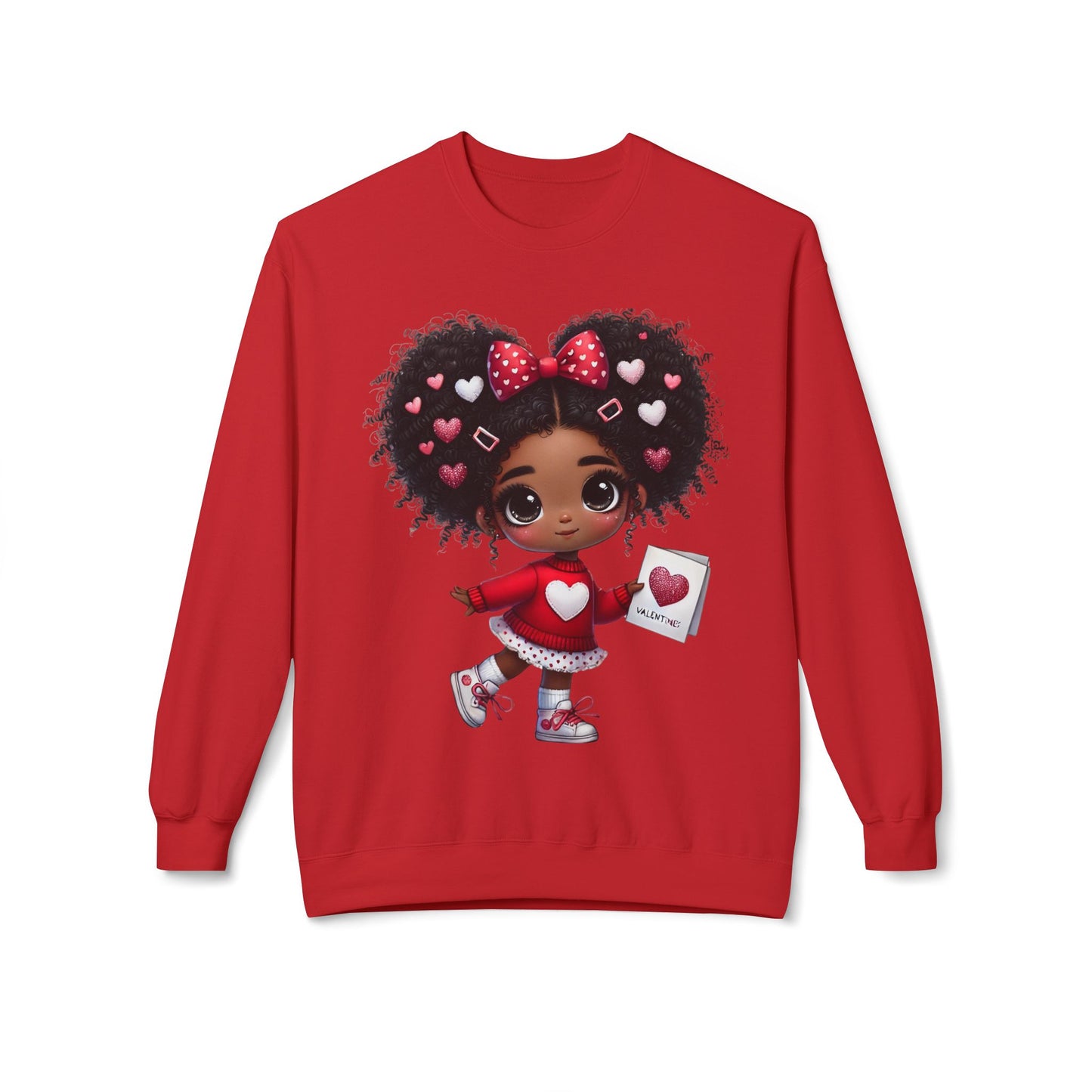 Valentines Unisex Midweight Softstyle Fleece Crewneck Sweatshirt