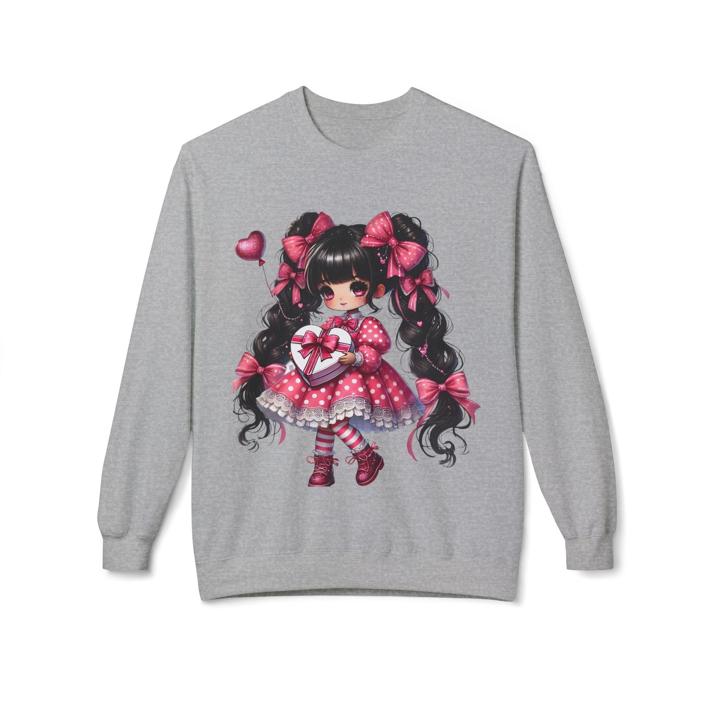 Valentines Unisex Midweight Softstyle Fleece Crewneck Sweatshirt
