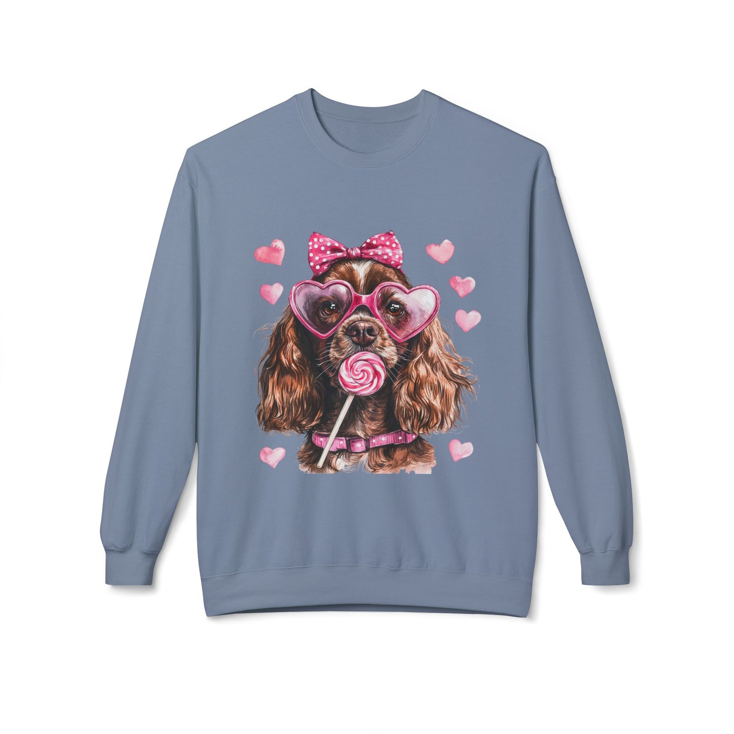 Valentines Unisex Midweight Softstyle Fleece Crewneck Sweatshirt