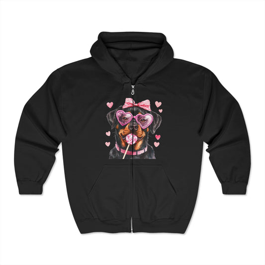 Valentines Unisex Heavy Blend™ Full Zip Hooded Sweatshirt