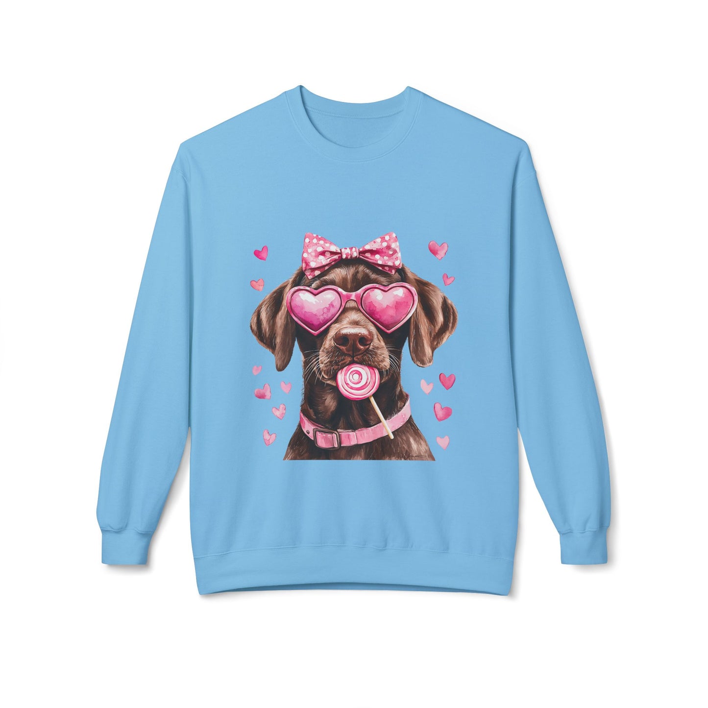 Valentines Unisex Midweight Softstyle Fleece Crewneck Sweatshirt