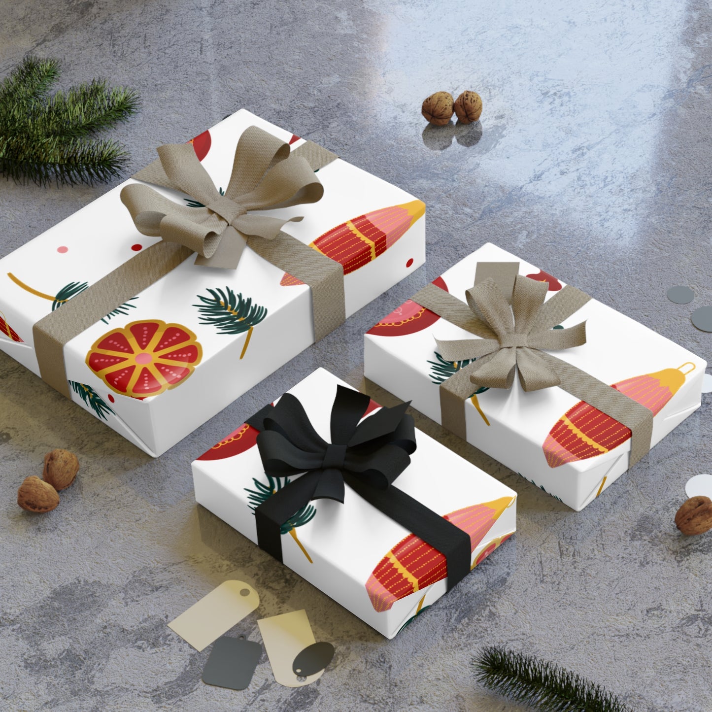 Christmas Gift Wrapping Paper Rolls