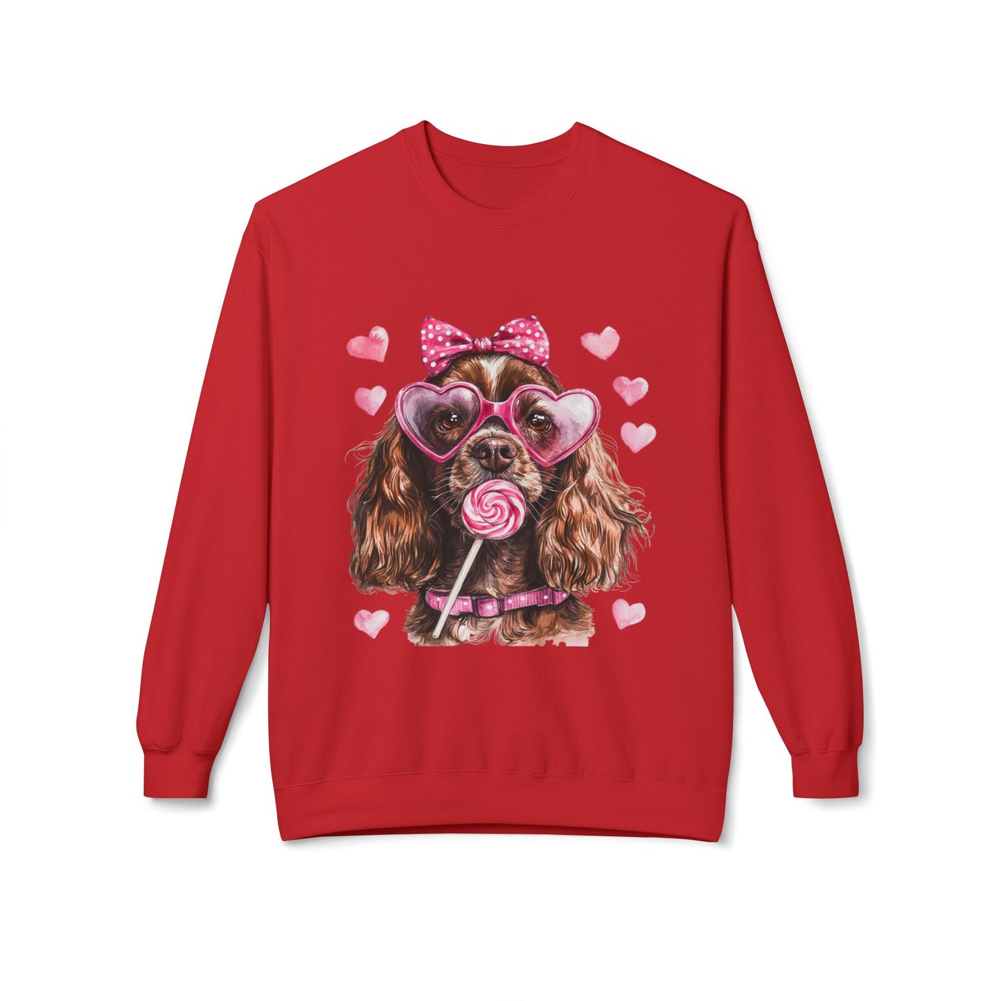 Valentines Unisex Midweight Softstyle Fleece Crewneck Sweatshirt