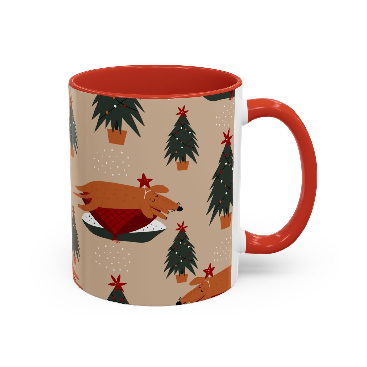 Christmas Accent Coffee Mug (11, 15oz)