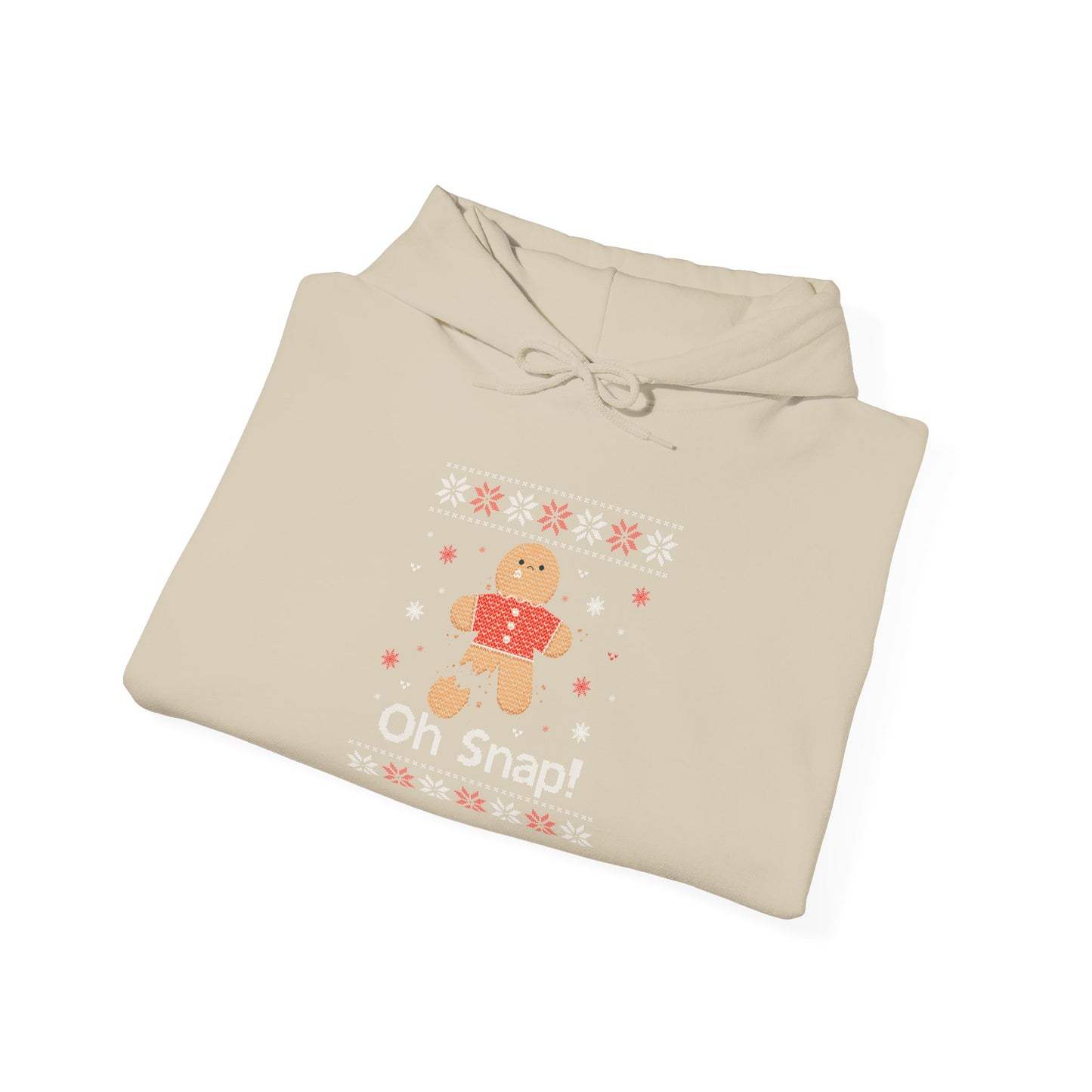 Funny Gingerbread Man Hoodie, Cozy Holiday Hoodie, Christmas Gift, Comfortable Winter Wear, Unisex Seasonal Apparel