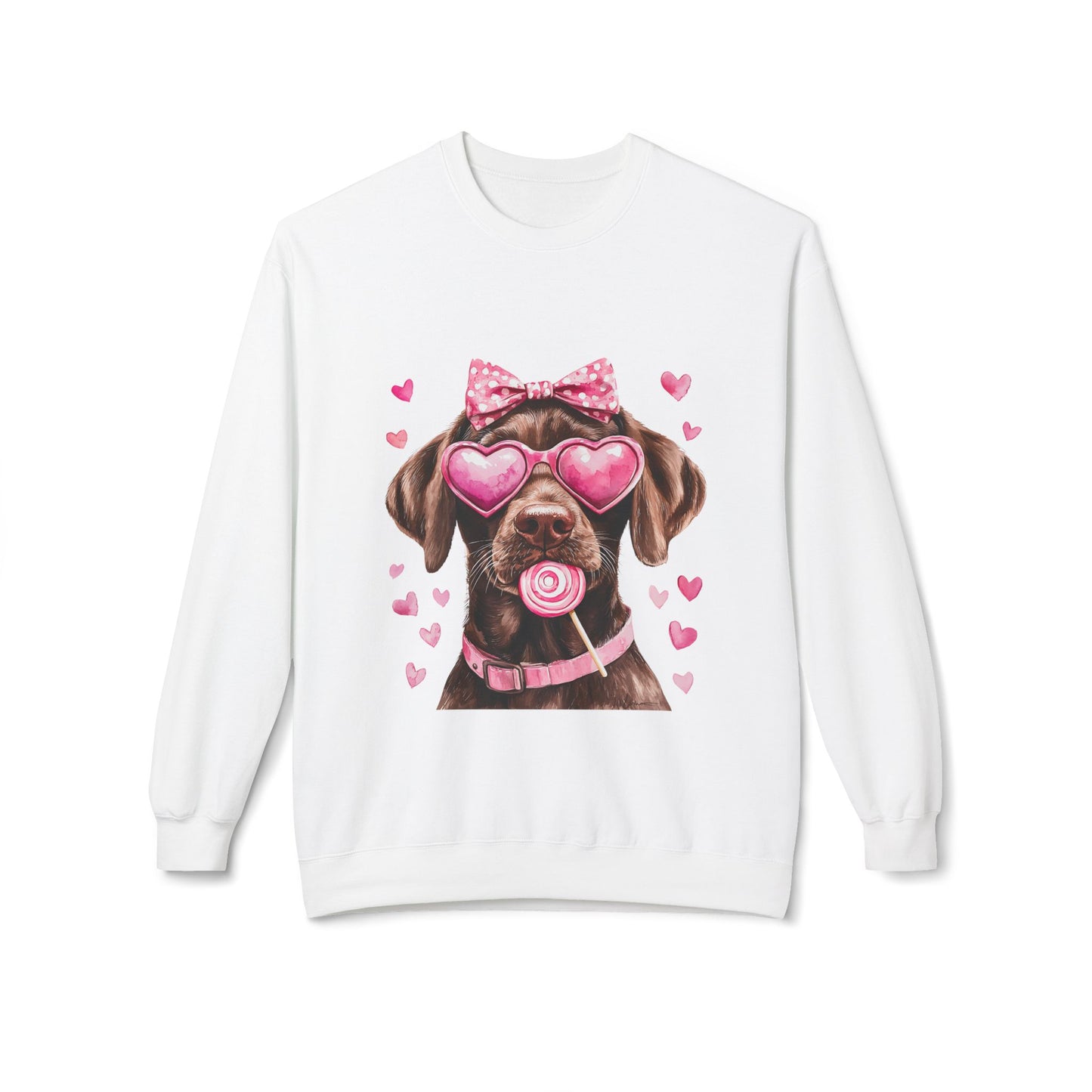 Valentines Unisex Midweight Softstyle Fleece Crewneck Sweatshirt