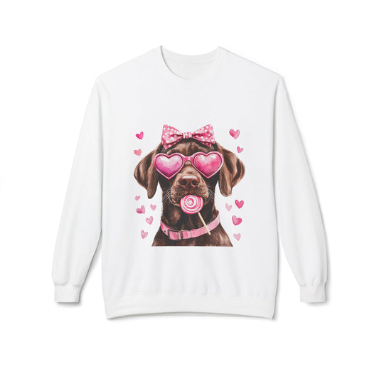 Valentines Unisex Midweight Softstyle Fleece Crewneck Sweatshirt