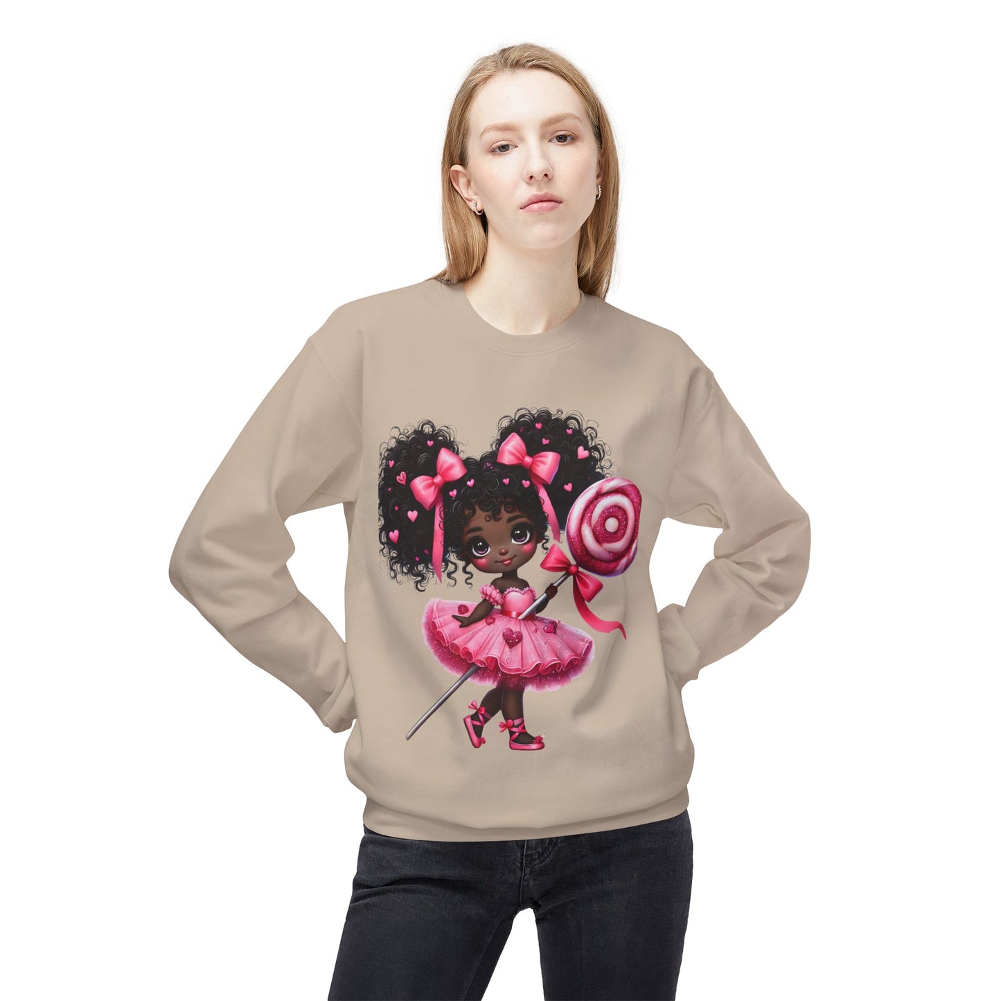 Valentines Unisex Midweight Softstyle Fleece Crewneck Sweatshirt