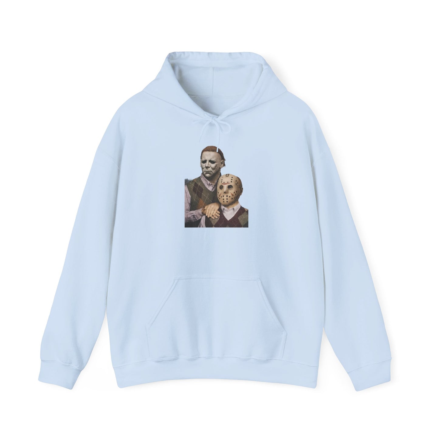 Horror Movie Duo Hoodie | Unisex Hoodie, Cozy Gift for Horror Fans, Halloween Outfit, Movie Night Apparel, Retro Aesthetic