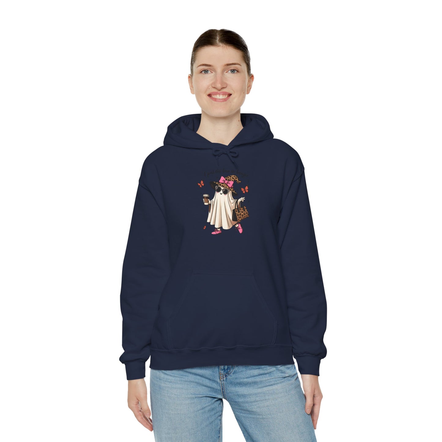 Fashionable Fun Hoodie with Butterfly Print – Perfect for Casual Wear, Gifts, Spring Outfits, Art Lovers, Cozy Days