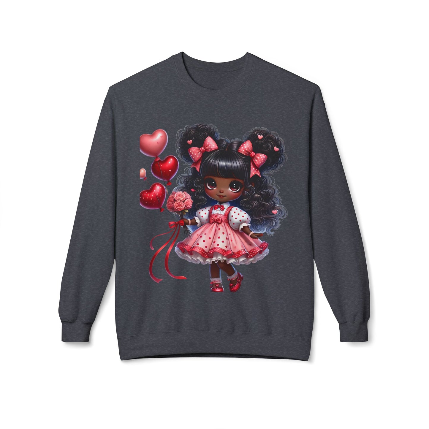 Valentines Unisex Midweight Softstyle Fleece Crewneck Sweatshirt