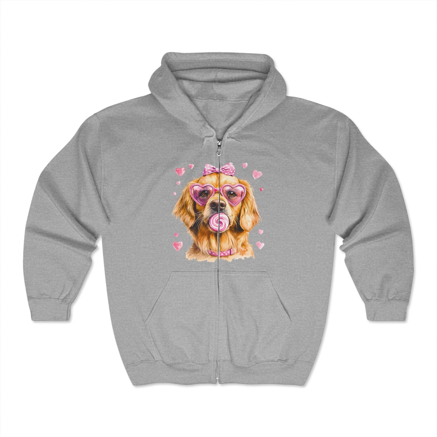 Valentines Unisex Heavy Blend™ Full Zip Hooded Sweatshirt