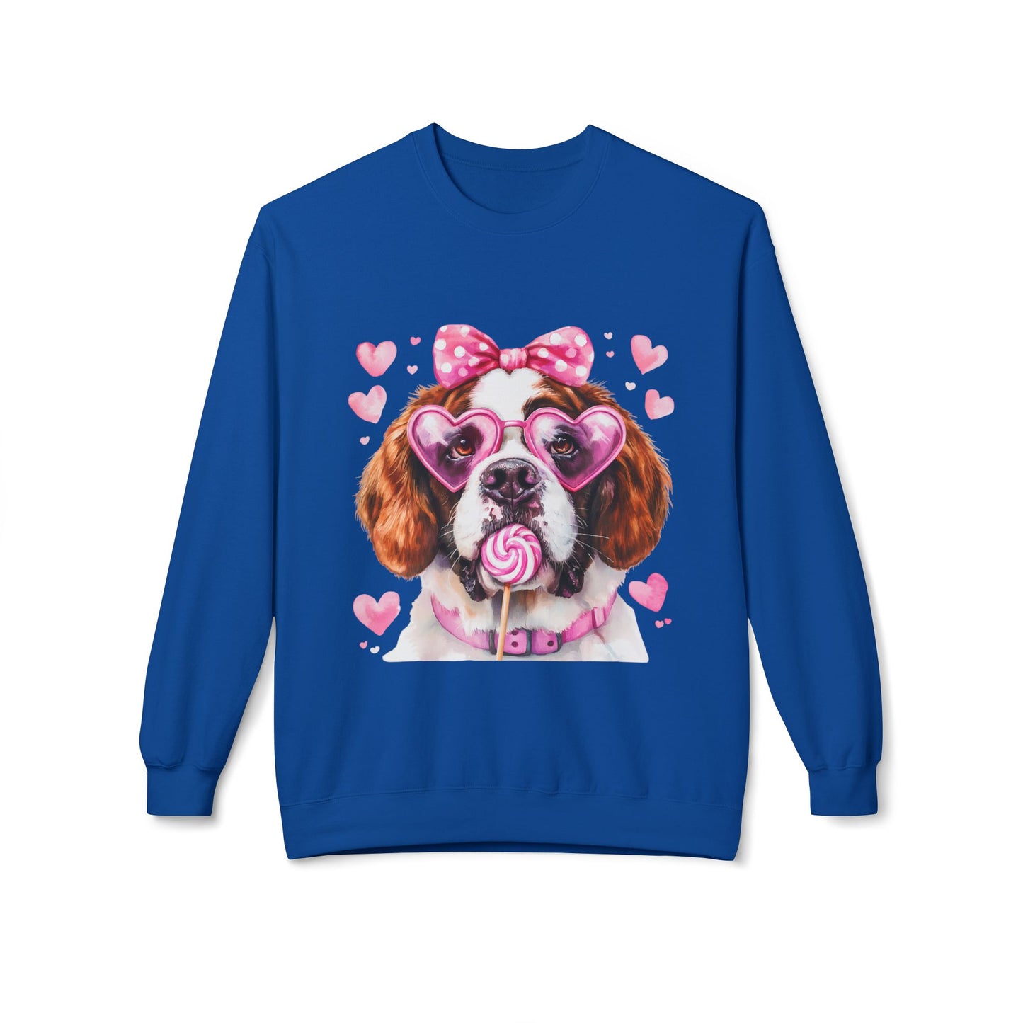 Valentines Unisex Midweight Softstyle Fleece Crewneck Sweatshirt