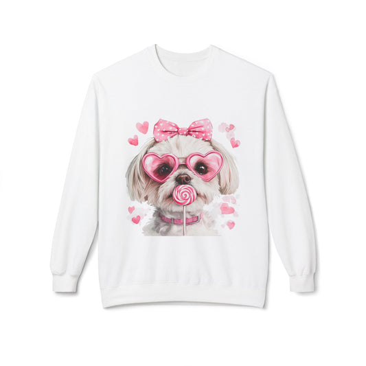 Valentines Unisex Midweight Softstyle Fleece Crewneck Sweatshirt