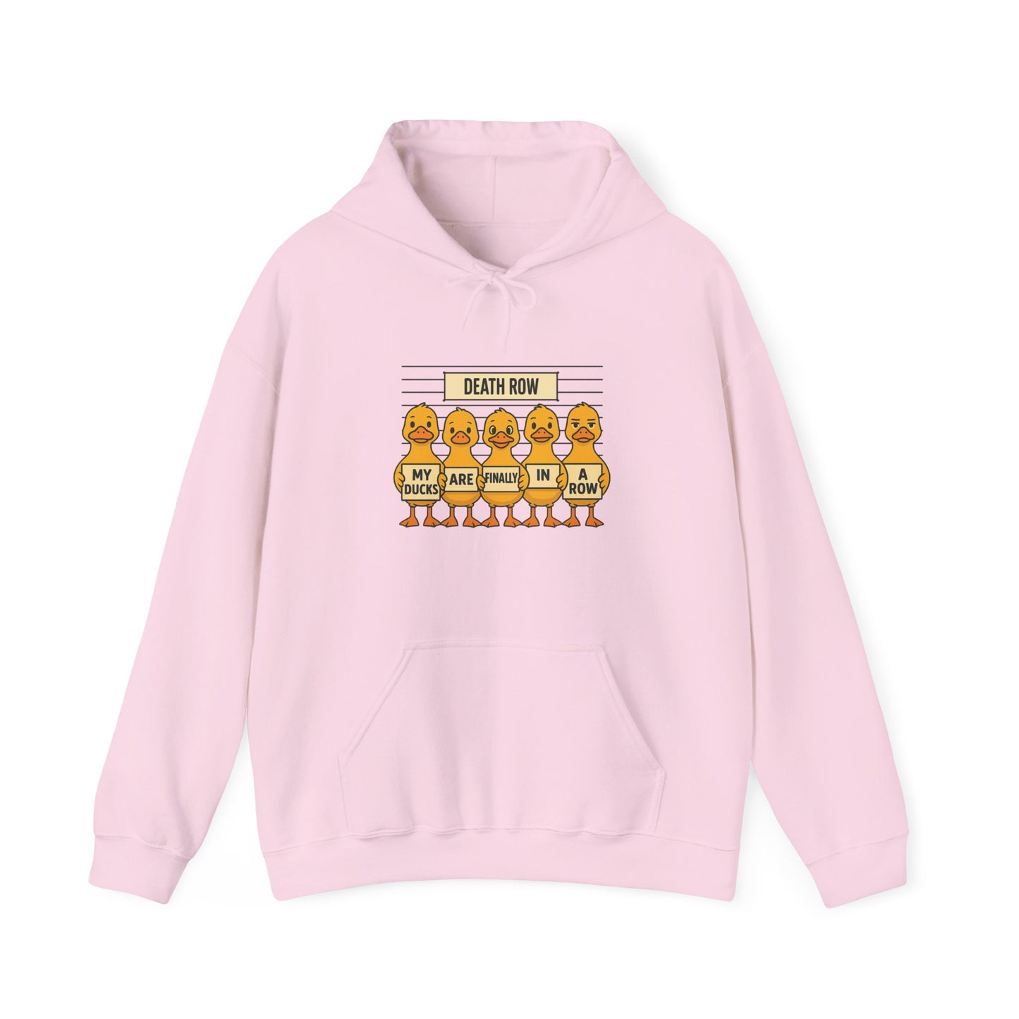Funny Unisex Sweatshirt: Death Row Chickens, Gift for Animal Lovers, Cute Humor, Cozy Hoodie, Perfect for Casual Wear