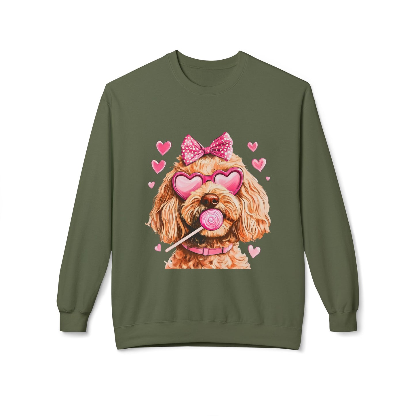 Valentines Unisex Midweight Softstyle Fleece Crewneck Sweatshirt