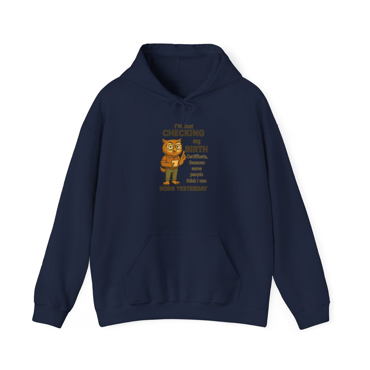 Funny Birthday Sweatshirt, Humorous Gift for Friends, Cozy Hooded Sweatshirt, Casual Wear, Unisex Birthday Apparel