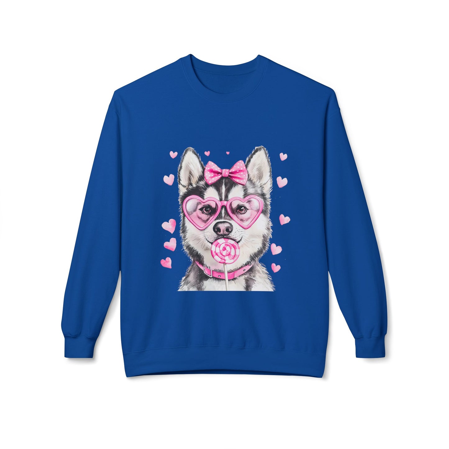 Valentines Unisex Midweight Soft style Fleece Crewneck Sweatshirt