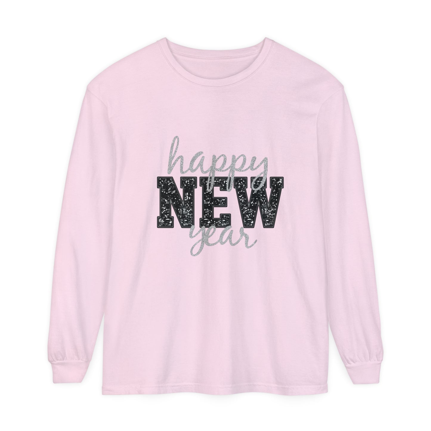 New Year Unisex Garment-dyed Long Sleeve T-Shirt