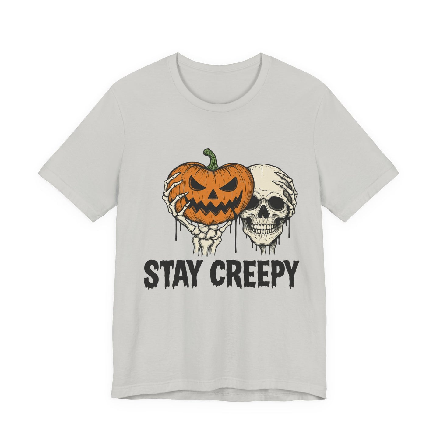 Halloween Graphic Tee - Stay Creepy Unisex Shirt, Fall Fashion, Spooky Halloween Apparel, Casual Wear, Gift for Halloween Lovers