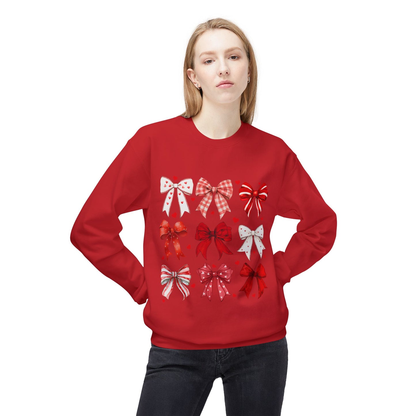 Valentines Unisex Midweight Softstyle Fleece Crewneck Sweatshirt